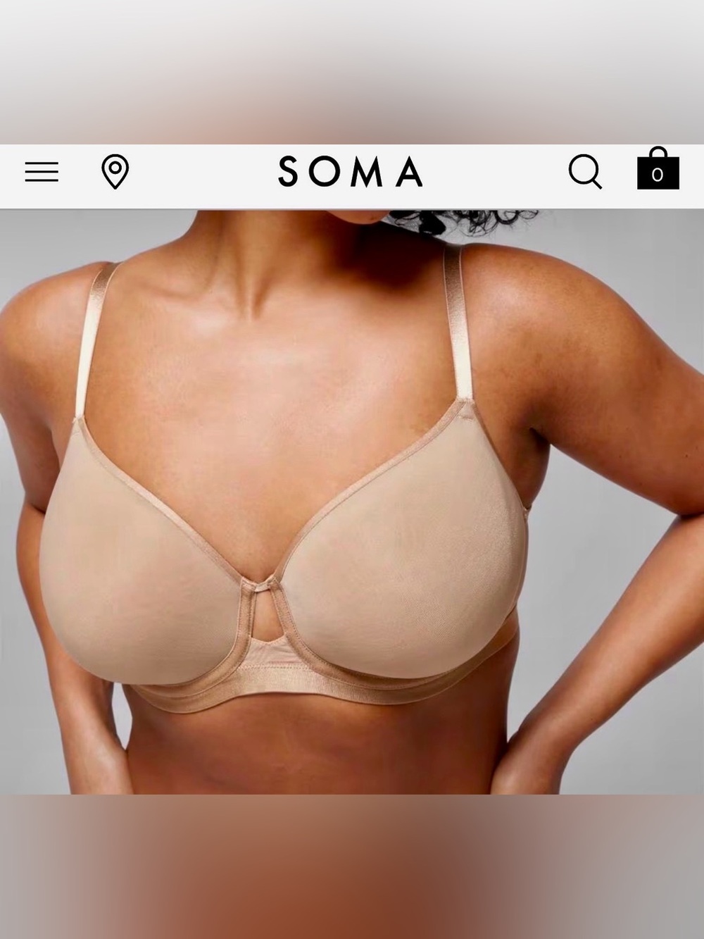 Soma BREATHE Women's Full Coverage Bra